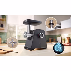 Bosch MFWS440B hachoir 1900 W Noir, Argent