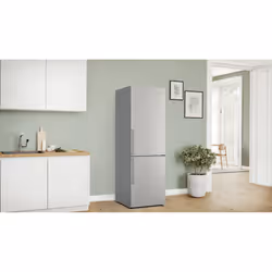 Bosch Serie 4 KGN36VIBT réfrigérateur-congélateur Pose libre 321 L B Acier inoxydable