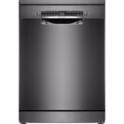 Bosch Serie 4 SMS4EMC06E, Pose libre, Taille maximum (60 cm), Noir, Gris, Boutons, 1,75 m