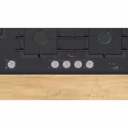 Bosch Serie 8 PRS9A6H40 plaque Noir Intégré 90 cm Gaz 5 zone(s) - Vue supplémentaire 2