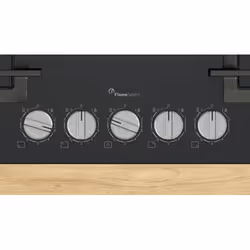 Bosch Serie 6 PPQ7A6I40 plaque Noir Intégré 75.2 cm Gaz 5 zone(s)