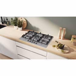 Bosch Serie 6 PCQ7A5I90 plaque Acier inoxydable Intégré 75 cm Gaz 5 zone(s) - Vue supplémentaire 5