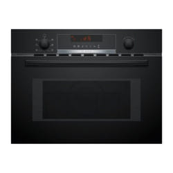 Bosch - Four combiné micro-ondes Encastrable SER4 - CMA583MB0 Noir - Vol four: 44l - 5 modes de cuisson -H454xL594xP570mm