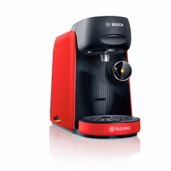 Bosch TAS163E, Cafetière à dosette, 0,7 L, Capsule de café, 1400 W, Noir, Rouge