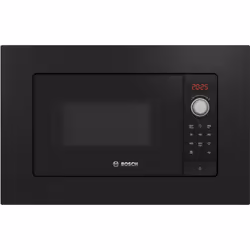 Micro-ondes solo intégrable Série 2 Bosch BFL623MB3 permettant de décongeler, réchauffer et cuisiner. Fonction micro-ondes : ...