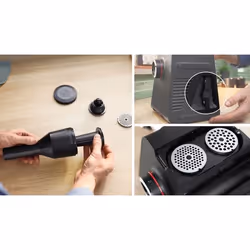 Bosch Serie 6 MFWS650B hachoir 500 W Noir, Argent - Vue supplémentaire 6