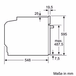 Bosch Serie 4 HBA4720B3 four 71 L Anthracite - Vue supplémentaire 7