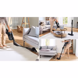 Bosch BCS1041WAC aspirateur balai et balai électrique Batterie Sec HEPA Sans sac 0,4 L 23,5 W Noir, Blanc 4 Ah - Vue supplémentaire 4