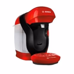 Bosch TAS113E, Cafetière à dosette, 0,7 L, Capsule de café, 1400 W, Rouge