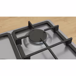Bosch Serie 4 PGQ7B5K90 plaque Acier inoxydable Intégré 75 cm Gaz 5 zone(s)