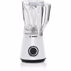 Bosch MMB6141W, Mélangeur de table, 1,5 L, Fonction d'impulsion, Pileur de glace, 1 m, 1200 W