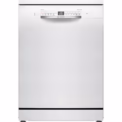 Bosch Serie 2 SMS2HTW03F, Pose libre, Taille maximum (60 cm), Blanc, Blanc, Boutons, 1,75 m
