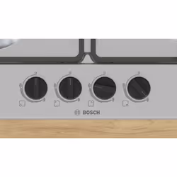 Bosch Serie 4 PGH6B5K60 plaque Acier inoxydable Intégré 58 cm Gaz 4 zone(s) - Vue supplémentaire 2