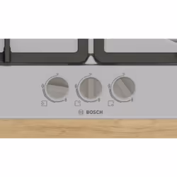 Bosch Serie 4 PGC6B5K90 Plaque de cuisson gaz 3 zones 60 cm encastrable Acier inoxydable - Vue supplémentaire 2