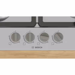 Bosch Serie 4 PGH6B5K90 plaque Acier inoxydable Intégré 58 cm Gaz 4 zone(s)