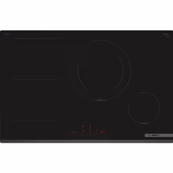 Bosch Serie 6 PVS831HC1H, Noir, Intégré, 80 cm, Plaque avec zone à induction, Verre-céramique, 4 zone(s)