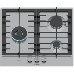 Plaque de cuisson gaz 60cm 3 feux 8000w - Bosch - PCC6A5I90