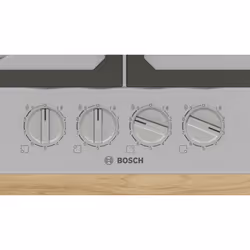 Bosch Serie 6 PCH6A5I90 plaque Acier inoxydable Intégré 58 cm Gaz 4 zone(s) - Vue supplémentaire 2