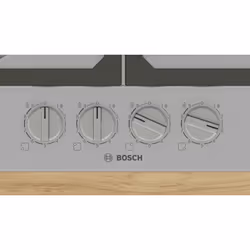 Bosch Serie 6 PCP6A5I90 plaque Acier inoxydable Intégré 58 cm Gaz 4 zone(s)