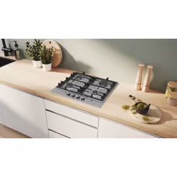 Bosch Serie 6 PCP6A5I90 plaque Acier inoxydable Intégré 58 cm Gaz 4 zone(s) - Vue supplémentaire 5