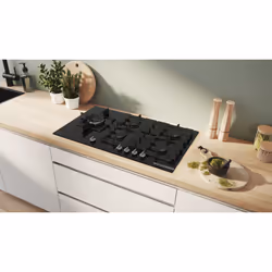 Bosch Serie 6 PPM9A6I40 plaque Noir Intégré 90 cm Gaz 5 zone(s) - Vue supplémentaire 5