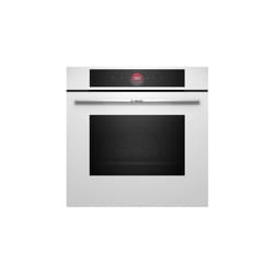 Bosch - Four multifonction pyrolyse Softclose SER8 - HBG7741W1F - Blanc - 71 l - Classe énergie a+ - 59,5 x 59,4 x 54,8 cm
