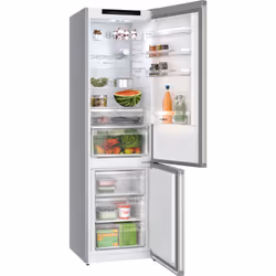 Bosch Serie 4 KGN392I1F réfrigérateur-congélateur Pose libre 363 L A Acier inoxydable