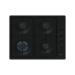 Bosch Serie 2 PBP6B6K80 plaque Noir Intégré 60 cm Gaz 4 zone(s)