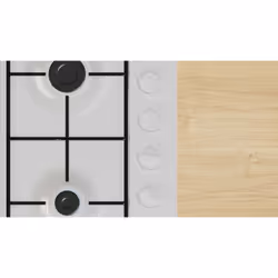 Bosch PBP6B2K80 plaque Blanc Intégré 60 cm Gaz 4 zone(s)