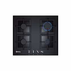 Balay 3ETG664HB, Noir, Intégré, Gaz, Verre, 4 zone(s), 4 zone(s)