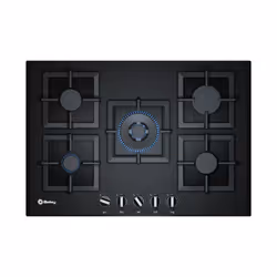 Balay 3ETG676HB, Noir, Intégré, Gaz, Verre, 5 zone(s), 5 zone(s)