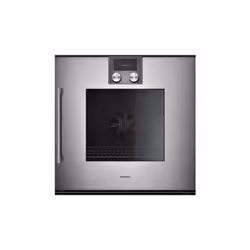 Gaggenau Four à pyrolyse encastrable avec charnières droites BOP 220 112 finition acier 60 cmCod. BOP 220 112Cod. EAN 4242006 ...