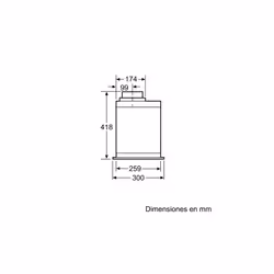 Balay 3BF267EX hotte Intégré Acier inoxydable 690 m³/h C