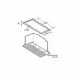 Balay 3BF277EX hotte Intégré Acier inoxydable 730 m³/h C