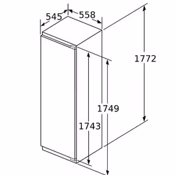 Balay 3GIF737F congélateur Congélateur vertical Intégré 212 L F