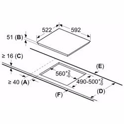 Balay 3EB864FR plaque Noir Intégré 59.2 cm Plaque avec zone à induction 3 zone(s) - Vue supplémentaire 5