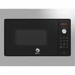 Balay 3CG5142X3, Intégré, Micro-ondes grill, 20 L, 800 W, Rotatif, Tactile, Noir, Acier inoxydable