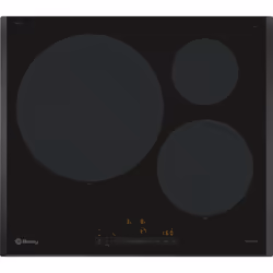 Balay 3EB967AH, Noir, Intégré, 60 cm, Plaque avec zone à induction, Acier inoxydable, 3 zone(s)