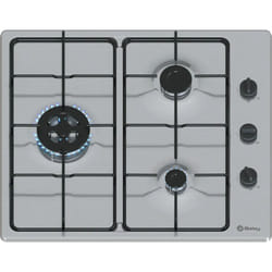 Balay 3ETX463BB plaque Acier inoxydable Comptoir 60 cm Gaz 3 zone(s)