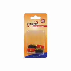 Dynavox 206858 connecteur de fils Banana Noir, Or, Rouge