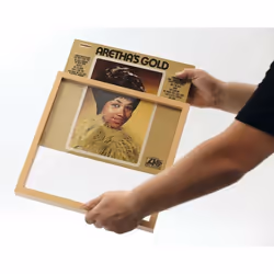 Cadre interchangeable pour Vinyle - DYNAVOX - Bois clair - Contemporain - Design - 1 photo