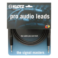 KLOTZ AIS GmbH B4PP1-0300 câble audio 3 m 6,35 mm Noir