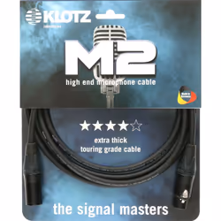 KLOTZ AIS GmbH M2FM1-2000 câble audio 20 m XLR (3-pin) Noir
