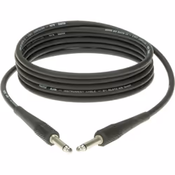 KLOTZ AIS GmbH KIK2.0PPSW, 6,35 mm, Mâle, 6,35 mm, Mâle, 2 m, Noir