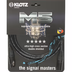 KLOTZ AIS GmbH M5FM03 câble audio 3 m XLR (3-pin) Noir