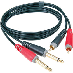 KLOTZ AIS GmbH AT-CJ0300 câble audio 3 m 2 x RCA 2 x 6,35 mm Noir