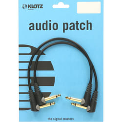 KLOTZ AIS GmbH AU-AJJ0060 câble audio 0,6 m 2 x 6,35 mm Noir