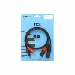 KLOTZ AIS GmbH AT-CM0100 câble audio 1 m 2 x RCA 2 x XLR (3-pin) Noir