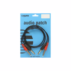 KLOTZ AIS GmbH AT-JJ0300 câble audio 3 m 2 x 6,35 mm Noir
