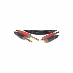 KLOTZ AIS GmbH AT-CJ0600 câble audio 6 m 2 x RCA 2 x 6,35 mm Noir